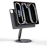LULULOOK Magnetic Stand for iPad Pro 13 inch M4 (2024)/ M5(2025), 360° Rotating Swivel Base, Aluminium Alloy Tablet Stand for Desk, Foldable Holder Only for iPad Pro 13" M4/M5