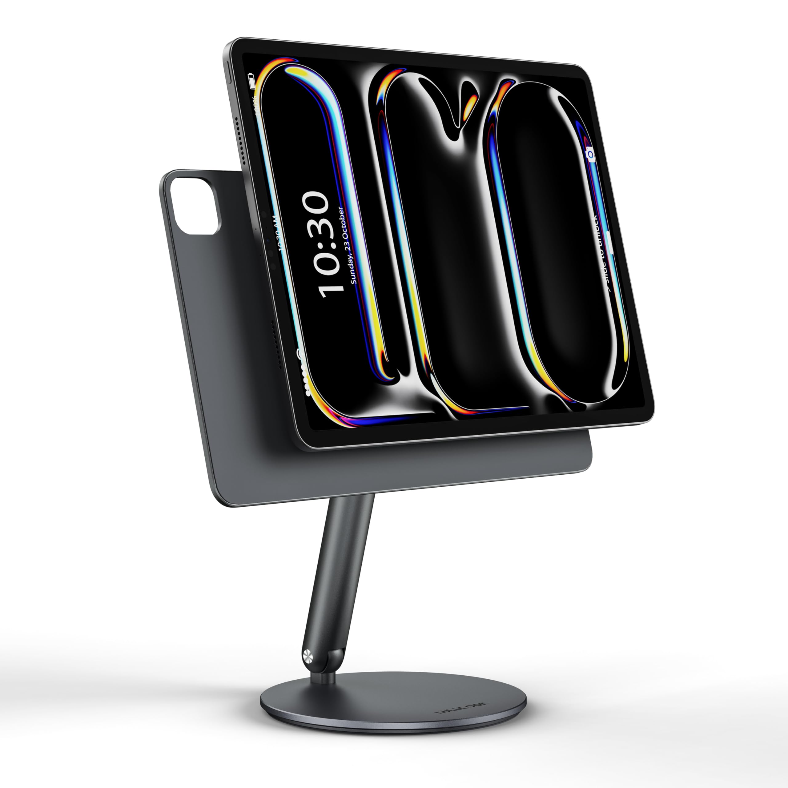 Photo 1 of LULULOOK Magnetic iPad Stand Upgraded 360° Rotating Base, Only for iPad Pro 13 inch M4 (2024), Foldable Tablet Stand Aluminium iPad Holder for iPad Pro 13" M4 Desk Stand
