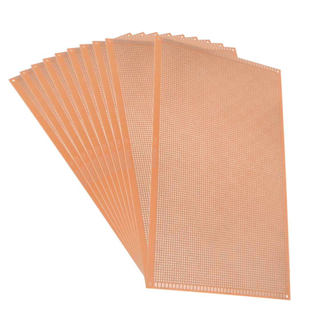 Sourcingmap 18x30cm Single Side Universal Paper Printed Circuit Board for DIY Soldering 10pcs