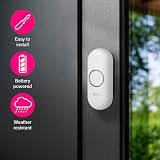 Byron Wireless Doorbell Set Plug-In Chime 150m 16 Melodies DBY-22312UK view 5