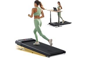 COZYINN Walking Pad with 10% Incline, Walking Pad Treadmill for Home and Office, Portable Under Desk Treadmills 320/265 lbs Capacity, APP & Remote Control