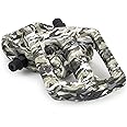 Eastern Facet Bike Pedals 9/16" - High Grip, Fiber-Reinforced Plastic & Chromoly Axle, for BMX, MTB & Kids Bikes - Multiple Colors