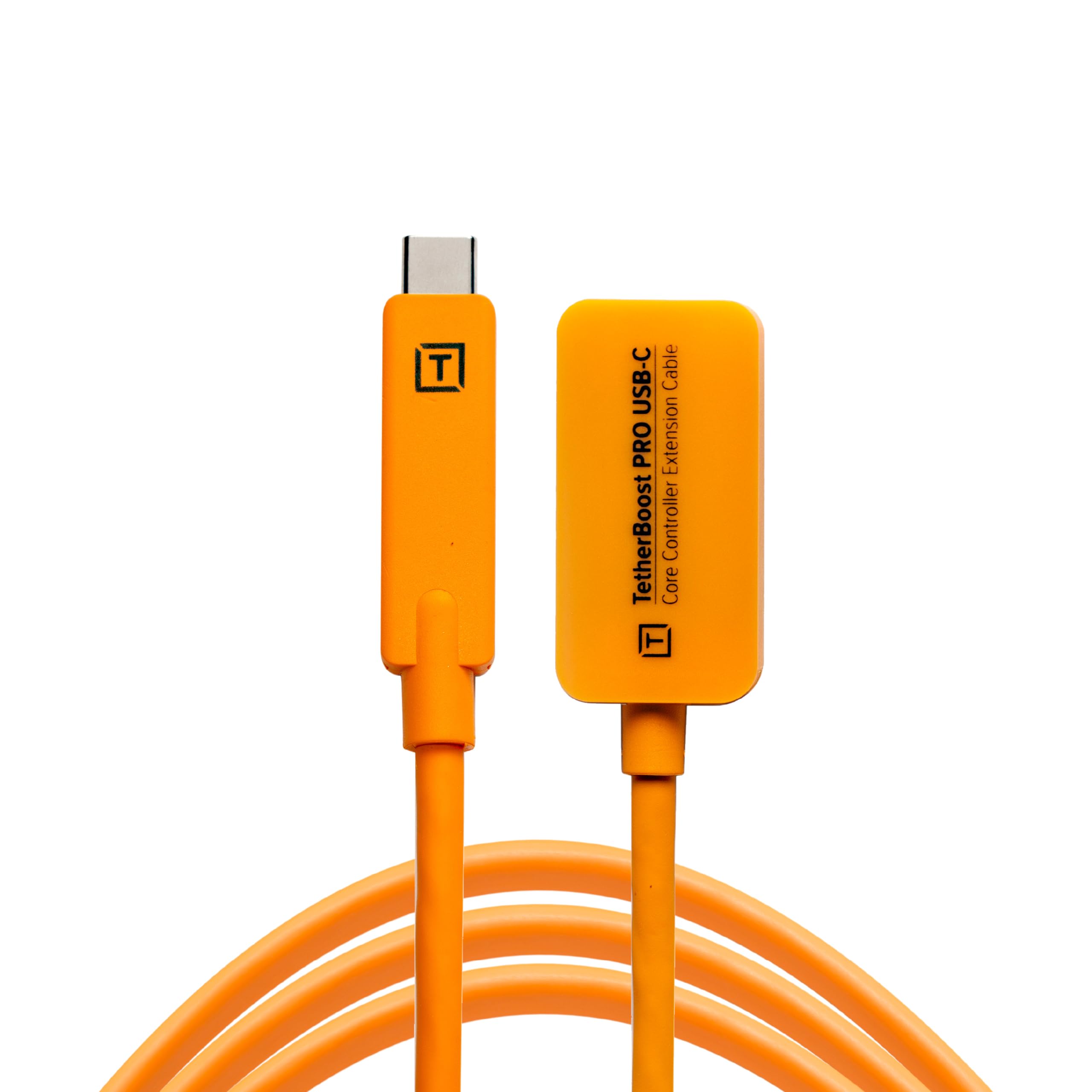 Tether Tools TetherBoost Pro USB-C Core Controller Extension Cable - Extension for USB-C Cable (Orange)