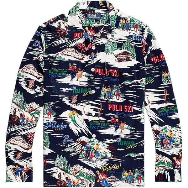 Amazon.com: POLO RALPH LAUREN Men's Classic-Fit Ski-Print Corduroy