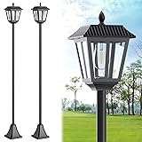 68" Solar Lamp Post Light Outdoor - 3000K Warm