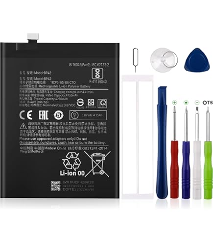 Batteria Ricambio Bm4r Batteria TY BETTERY Per Xiaomi Mi 10 Lite E - 4060mAh, Compatibile BM4R Mi 10 Lite 5G - Foto 10