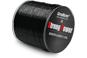 Dingbear Nylon Fishing Line 200/500/1000M Monofilament Nylon Fishing Strong Tension Wire Fishing Line 4 Colors 5-35LB for Fis
