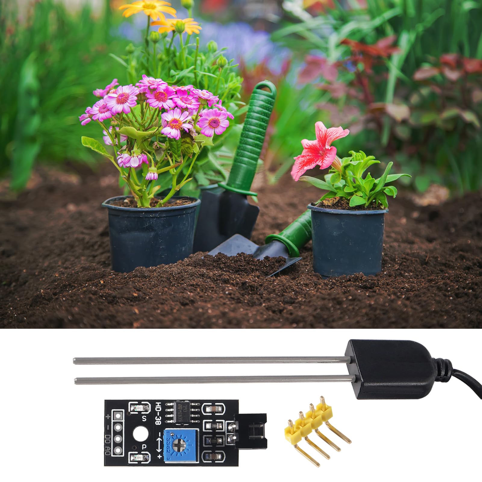 Mua Soil Moisture Sensor, Icstation Humidity Detector, with Corrosion ...