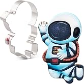 LILIAO Astronaut Cookie Cutter, 5.27 inch | For Birthday Party, Decent Size, Simple Classic Shape, Premium Stainless Steel, Durable for Repeated Use, Dishwasher Safe