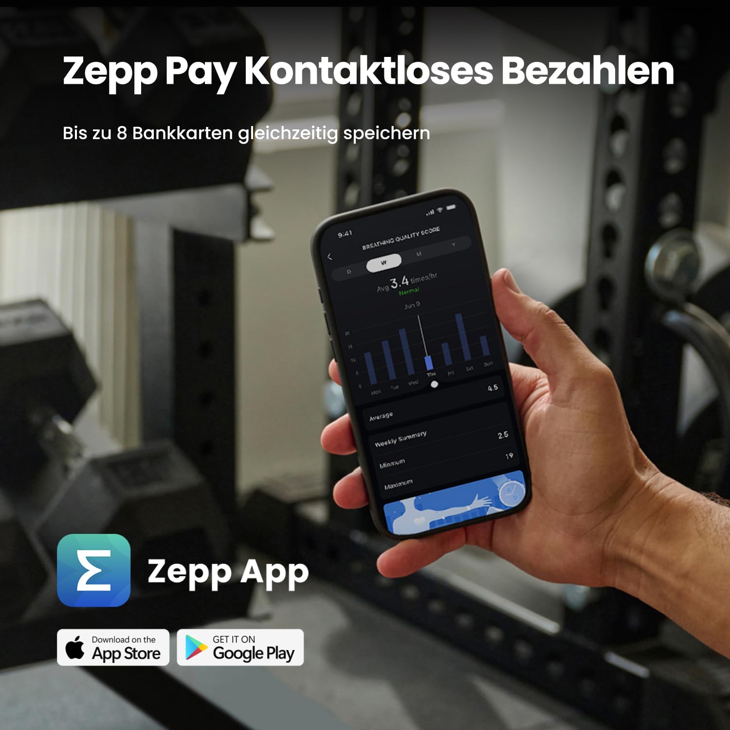 Amazfit Balance 2 Smartwatch 47mm 1.5'' AMOLED Sapphire Glass, Offline-Karten, Dualband-GPS, 21 Tage Akkulaufzeit, 170+ Sportmodi, HYROX & Golfmodus, Herzfrequenz & Schlaftracking für Android & iPhone 8