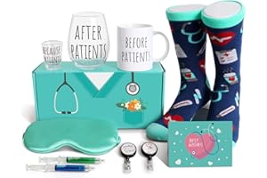 Frerdui Before Patients After Patients Gifts Set - 11oz Coffee Mug and 19oz Wine Glass Set Gifts Idea for Dentists, Doctors, Hygienists, Assistants, Physician, Nurse Gifts for women