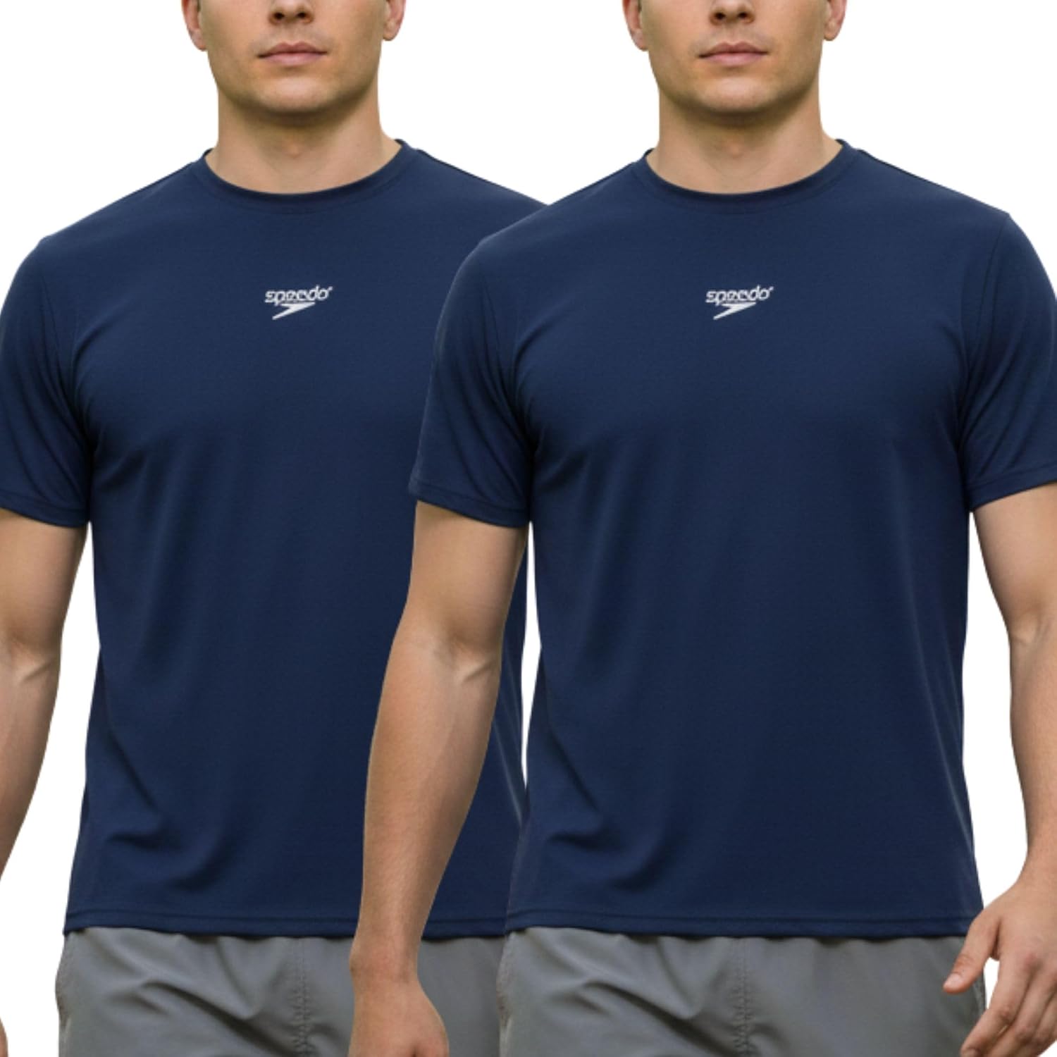 Kit 2 Camisetas Dry Fit Academia Esportiva Masculina Speedo