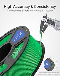 ELEGOO PETG Filament 1.75mm Transparent 1KG, 3D