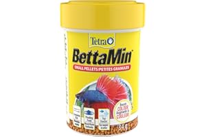 Tetra BettaMin Small Pellets 1.23oz, 34g Orange