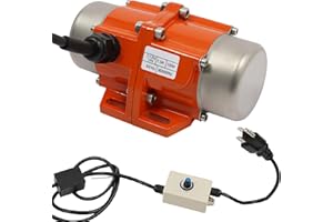 PINELICORN 100W Concrete Vibrator Vibration Screen with Speed Controller, 3600RPM Waterproof Vibrating Motor, 110V AC Single Phase Power Concrete Vibrators for Shaker Table (100, Watts)