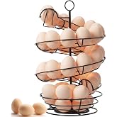Spiral Metal Egg Holder Countertop, Fresh Egg Holder Countertop,Egg Storage for Countertop, Spiral Egg Storage Display Rack for Kitchen,Farmhouse (2026 New)