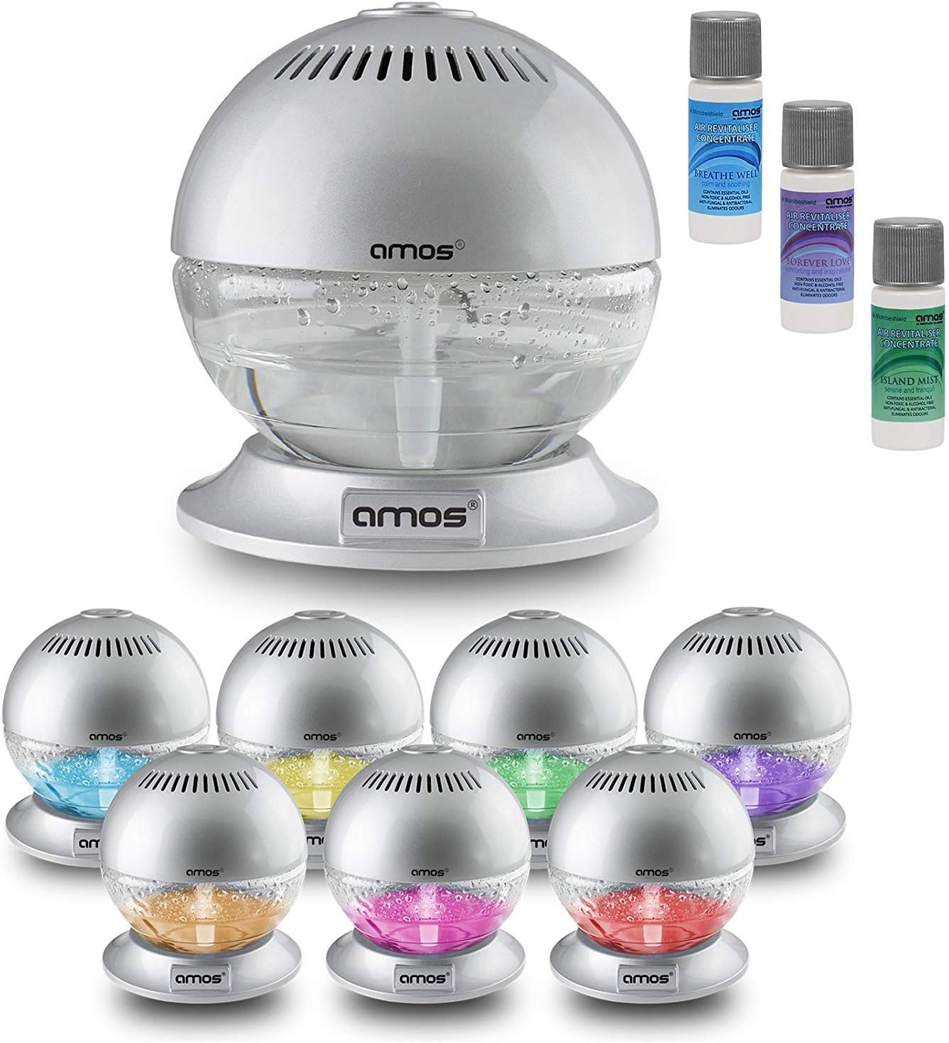 AMOS Globe Revitaliser with Base Fresh Air Purifier Freshener Cleaner