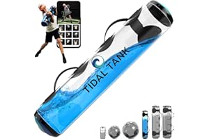 Tidal Tank - Tube - The Original Aqua Bag - Water Bag 30lbs to 70 lbs - Adjustable Sand Bag Alternative - Stability, Core and Balance Training - Portable Fitness Equipment - Including App