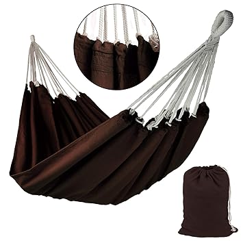 BB SPORT Hängematte XL 220 x 170 cm max. Belastbarkeit 200 kg in vielen Farben