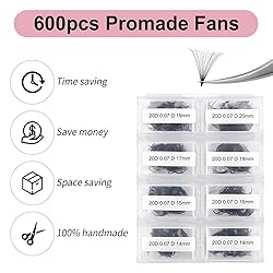 FADLASH Premade Fans Eyelash Extensions 600pcs 14D