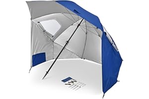 Sport-Brella Premiere XL UPF 50+ Umbrella Shelter for Sun and Rain Protection