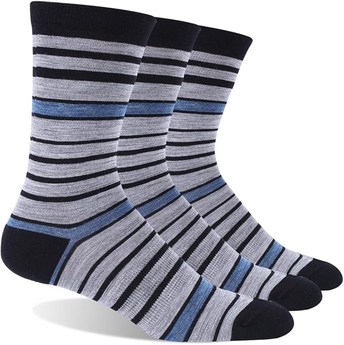 Forcool Merino Wool Workout Socks for Men, Men's Thin Cushion Cycling