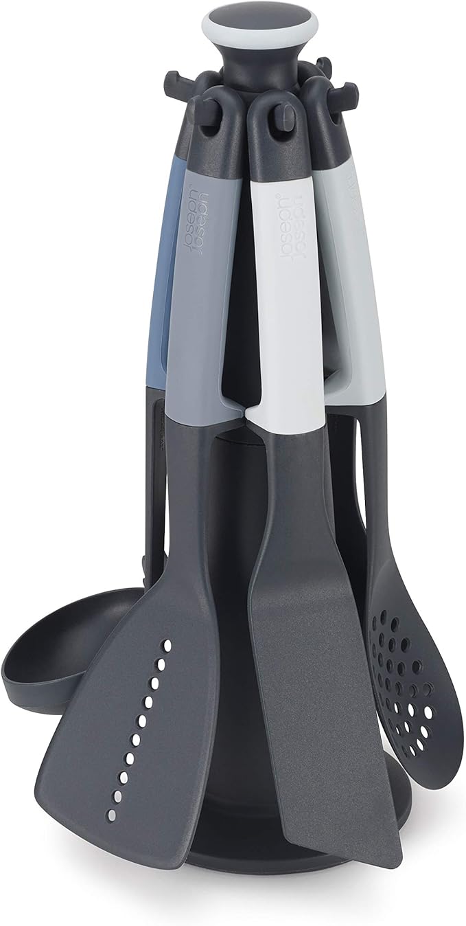 Joseph Joseph 10525 Elevate Carousel Nylon Kitchen Utensil Set with