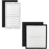 Gekufa Replacement Filter C + D Compatible with Idylis IAP-10-280, for Idylis Air Purifiers Include 1C+1D Filter each & 2 Carbon Filters