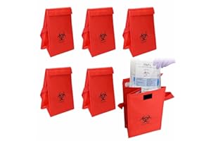 MUROCEA Med Specimen Transport Bag - Insulated Biohazard Cooler for Clinic and Lab, Reusable Specimen Tote with Handle, 7"L x 6"W x 10"H (5)