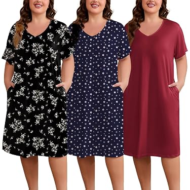 amazon night dress for ladies Amazon Best Sellers: Best Women's Nightgowns & Sleepshirts