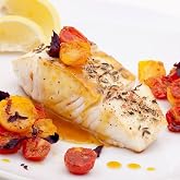 Premium Wild-Caught Pacific Halibut Fillets - Four 5-ounce Portions, Ideal for Grilling &amp; Baking - Restaurant Quality Seafood and Cooking Instructions from Kansas City Steak Company