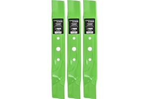 8TEN LawnRAZOR Blade Set for John Deere GX20250 GY20568 48 inch Mower Deck L120 L130 1948 2148 Scotts L2048 (Mulching)