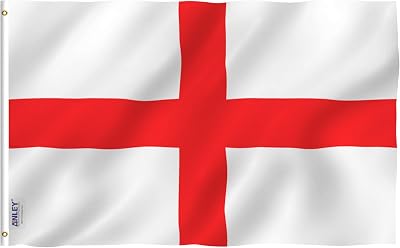 Anley 3x5 Foot England Flag - UV Fade Resistant, Brass Grommets