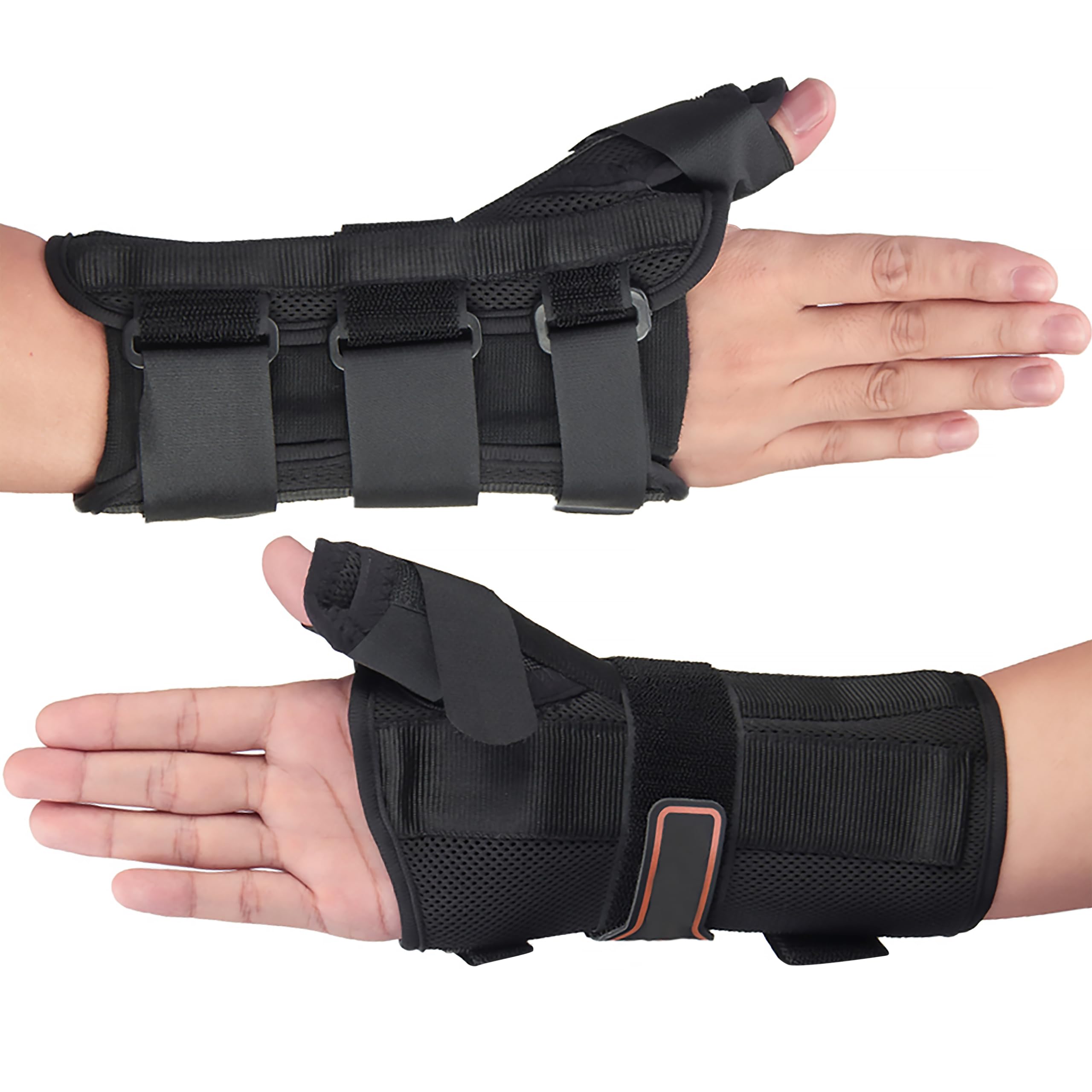 Photo 1 of kefit Wrist Brace with Thumb Spica Splint Wrist Support Thumb Spica Thumb Support for Arthritis, Sprains, Carpal Tunnel Pain, Tendonitis (Right,L)