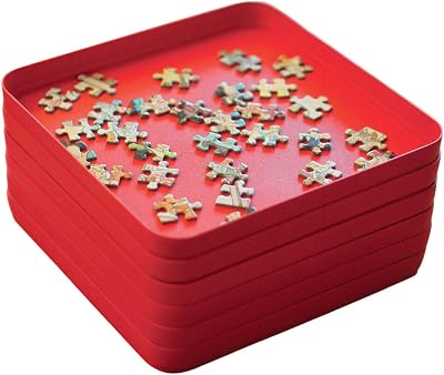 Jumbo Jumbo Puzzle Mates Sorting Tray 6-Pack 20x20cm Jigsaw Accessories