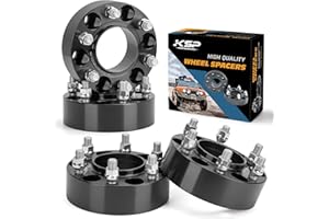 KSP PERFORMANCE KSP 2inch Wheel Spacers for F150 Expedition Navigator 2015-2025, 6x135 Spacers with Hub Lip Compatible With Lincoln, 50.8mm Forged Spacer with M14x1.5 Stud 87.1mm Center Bore for 6 lug Truck Rim