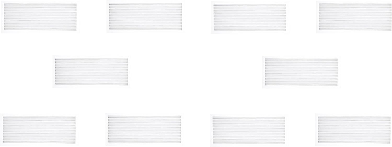 LifeSupplyUSA 10 Pack HEPA Filter Compatible with Hamilton Beach True 04383, TrueAir Compact Pet Air Purifier 04384, Glow Allergen Reducer 04385, 04386 Compare to Part # 990051000,