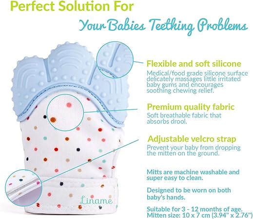 liname teething mitten