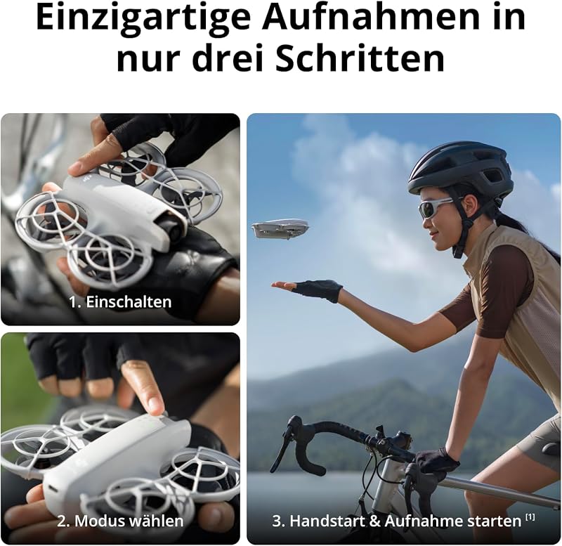 Neo Fly More Combo, Minidrohne mit 4K UHD-Kamera für Erwachsene