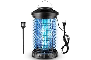 CACULE Bug Zapper Outdoor Mosquito Repellent Outdoor Patio Mosquito Zapper 4200V Indoor Fly Trap Mosquito Repellent Mosquito Trap Killer for Home, Patio, and Backyard