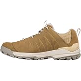 Oboz Women's Sypes Low Leather B-Dry | Waterproof Leather Hiking Shoes with Traction Lugs for Trail Walking, Travel and Everyday Wear