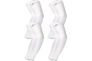 BHYTAKI Cooling Compression Arm Sleeves for Men Women,UPF50 UV Sun Protection Sleeves for Work Sport Tattoo Cover Up