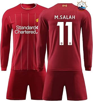 Amazon サラメンズサッカージャージセット 11 エジプトフットボール選手 トレーニングランニングスポーツジム2ピーススーツトップス ズボン 品質の素材 Wyun ゴール