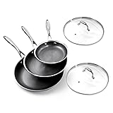 DELUXE Hybrid Ceramic Nonstick 5-Piece Fry Pan