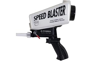 SPEED BLASTER Zendex Tool - SpeedBlaster Portable Media Blaster in White - Handheld Sand Blaster Gun Kit for Air Compressor - Extended Use Fast and Powerful Sandblasting Gun