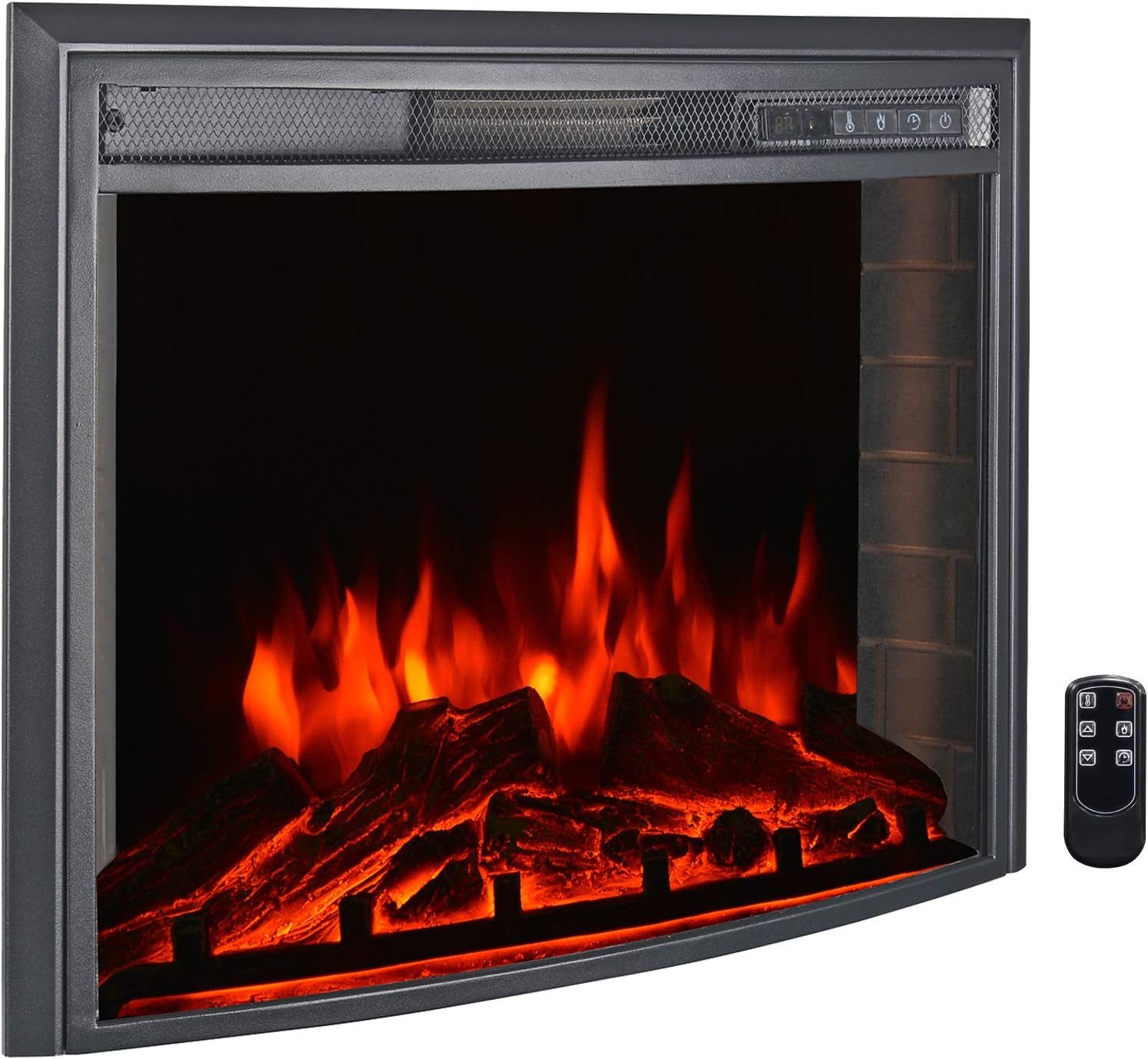 CHARAVECTOR Electric Fireplace Heater Insert 26 Inches