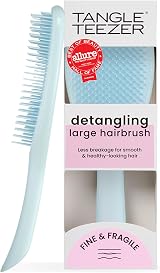 Tangle Teezer Large Ultimate Detangler Hairbrush Seafoam Blue Fine Thin Hair