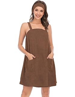 towel wrap with straps plus size