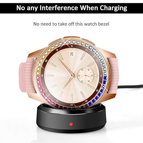 Goton Compatible for Samsung Galaxy Watch 42mm Bezel Ring, Gear
