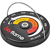 Skyflame Magnetic Top Thermometer Wood Stove Temperature Meter With Large Dial, Fireplace Accessories for Gas Stoves/Pellet Stove